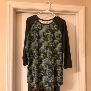 EUC LuLaRoe Randy Nightmare Before Christmas Shirt